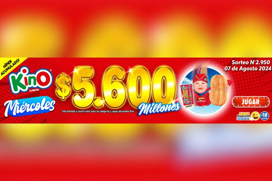 Este miércoles 7 de agosto, el popular juego de azar tiene un pozo acumulado de $5.600 millones.