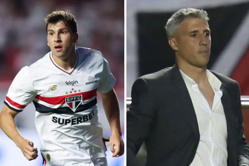 . El delantero chileno se quedó sin DT en Sao Paulo.