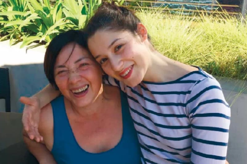 Fernanda Salazar junto a su madre, Marianela. Créditos: LUN.