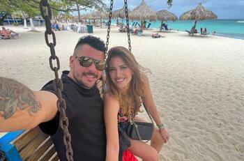 "Amor de mi vida": Karen Bejarano le dedicó un cariñoso mensaje a Juan Pedro Verdier en medio de sus paradisiacas vacaciones en Aruba
