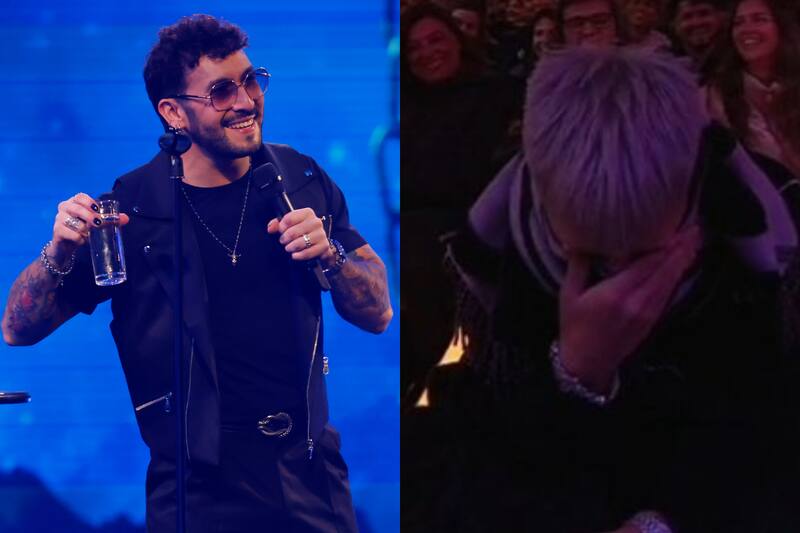 El humorista le hizo un chiste al cantante sobre el género urbano.