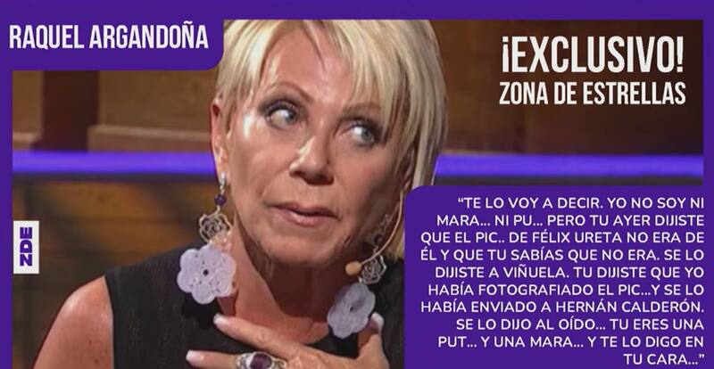 Raquel Argandoña barrió el piso con Daniella Campos. Créditos: Pantallazo Zona Latina