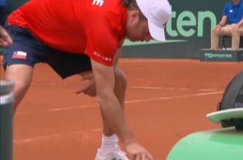 VIDEO| La desesperada estrategia de Nicolás Massú al borde de la cancha en derrota de Cristian Garin por Copa Davis