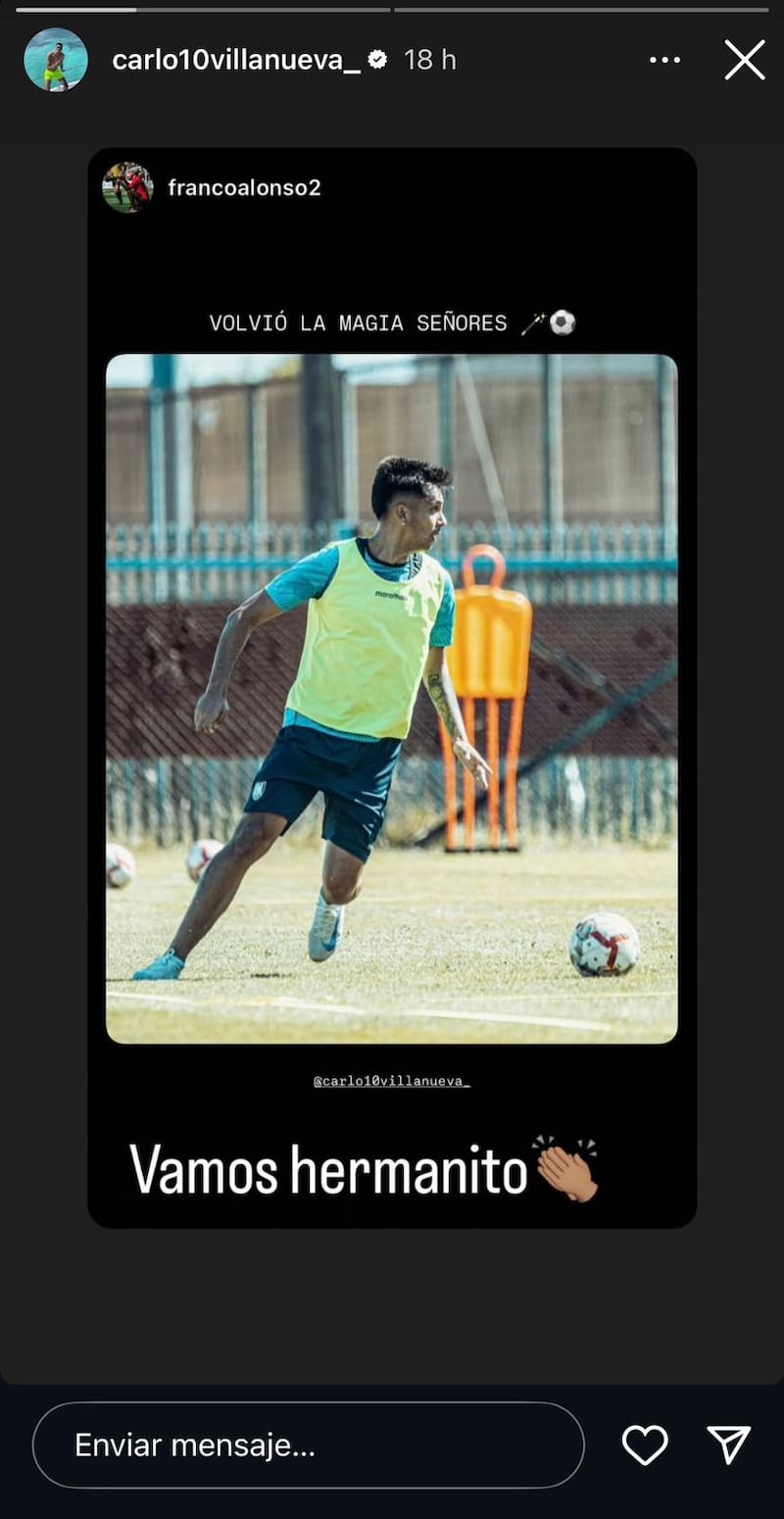 Carlos Villanueva ya realiza los primeros trabajos.