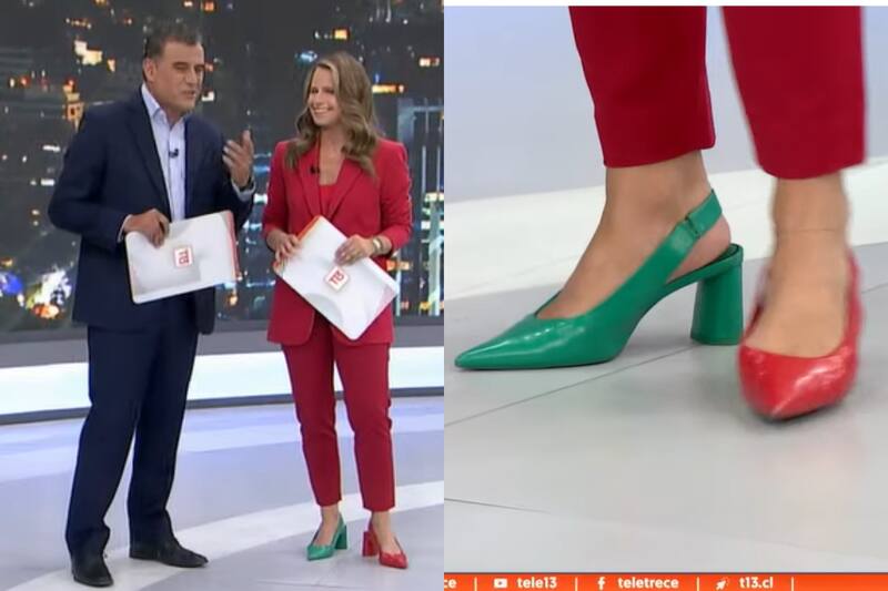 Soledad Onetto y Ramón Ulloa en el noticiero de Canal 13/ Youtube