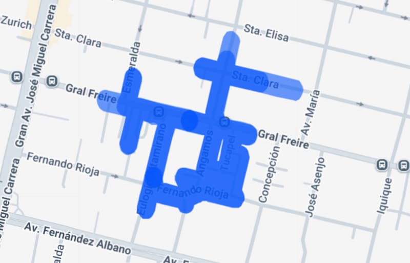 Este sector de la comuna se verá afectado por la emergencia. Foto: Enel.
