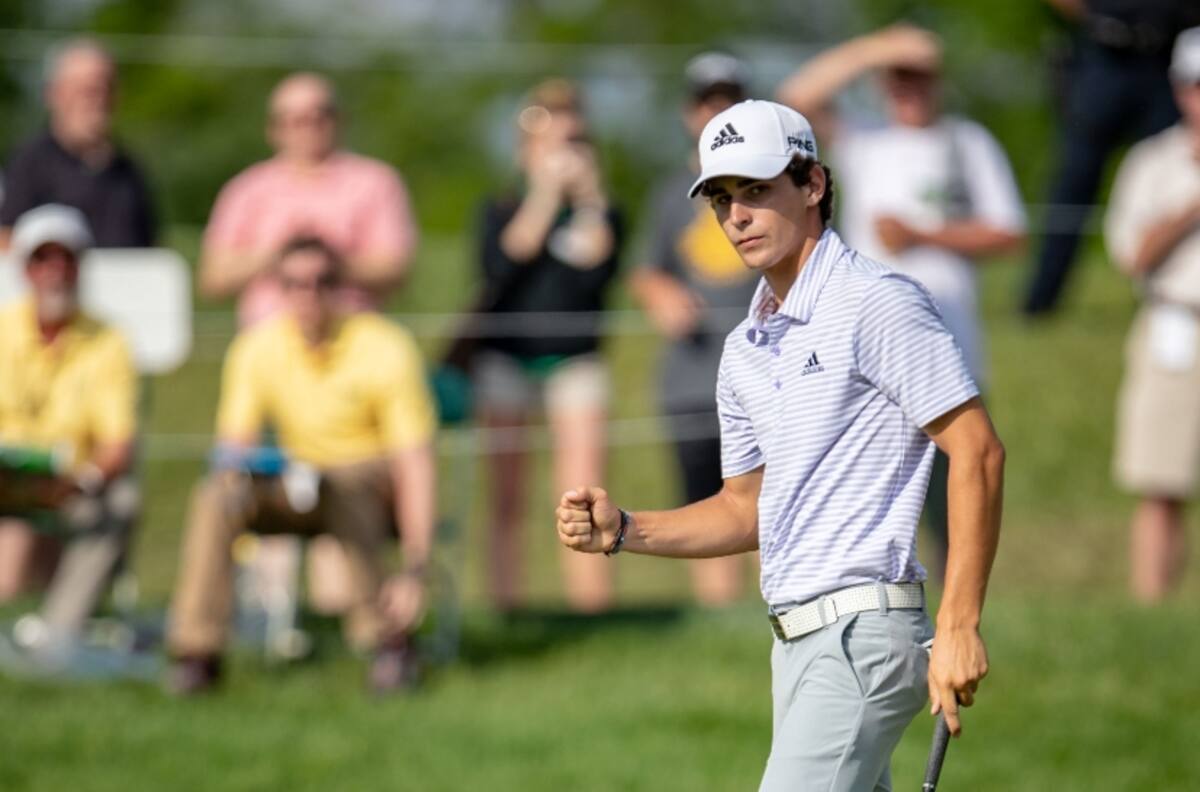 Joaquín Niemann sorprende con un birdie de 12 metros en el Sanderson Farms