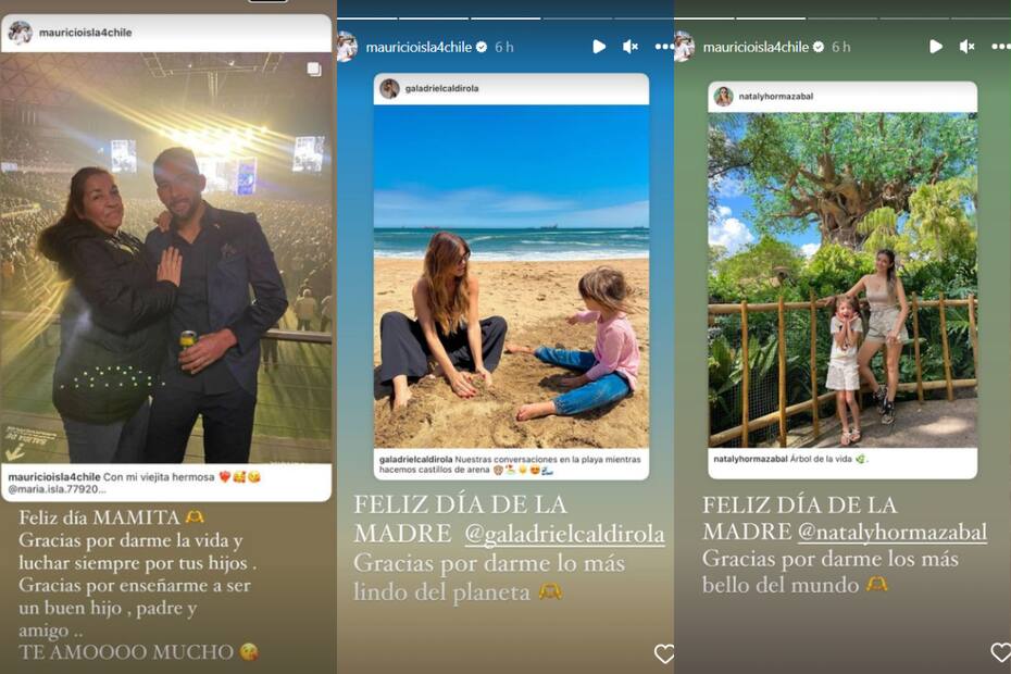 Mauricio Isla le dedica emotivo mensaje a las madres de su vida