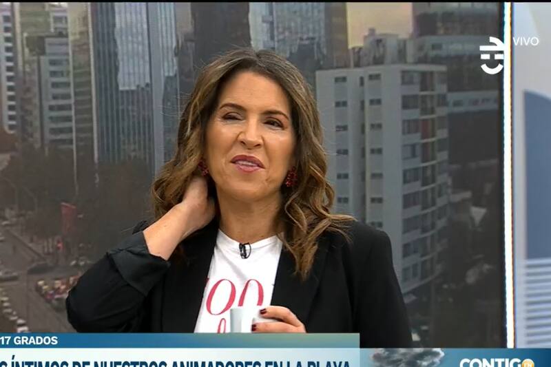 El garabato en vivo de Monserrat Álvarez que no pasó desapercibido