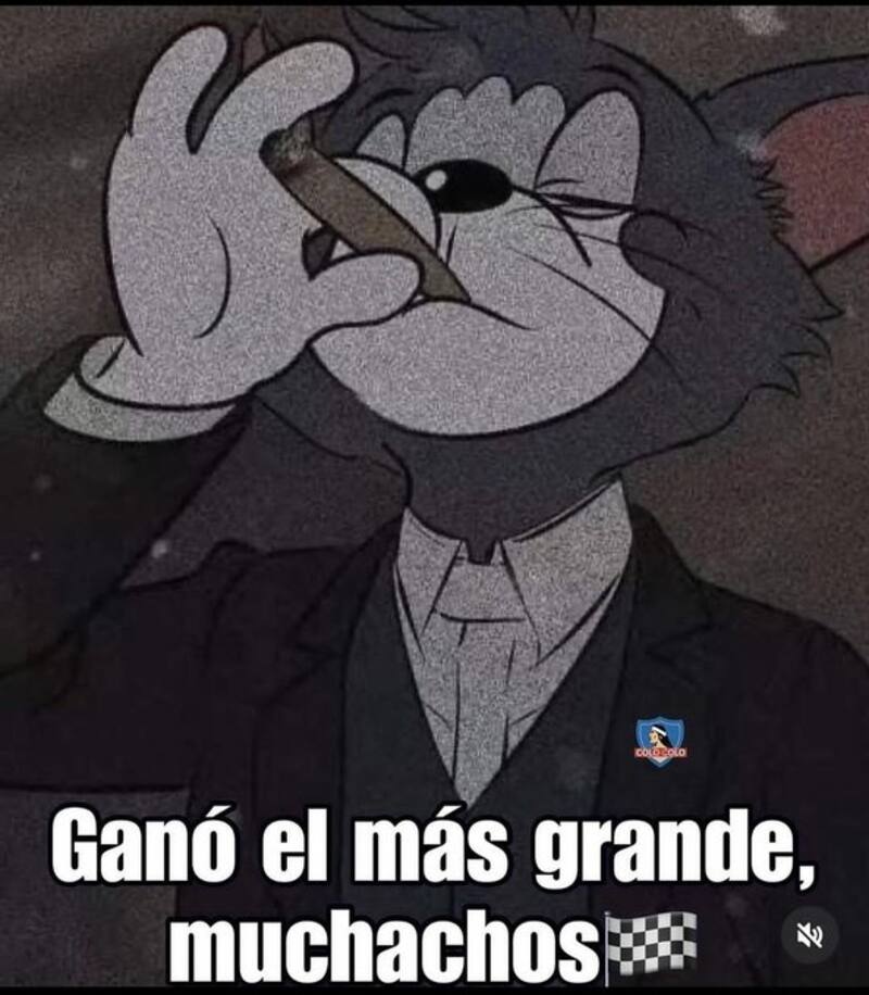 Meme tras el triunfo de Colo Colo ante Audax Italiano en el Monumental.