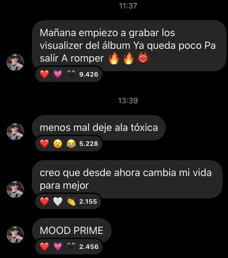 El mensaje de Cris MJ. Foto: Instagram.