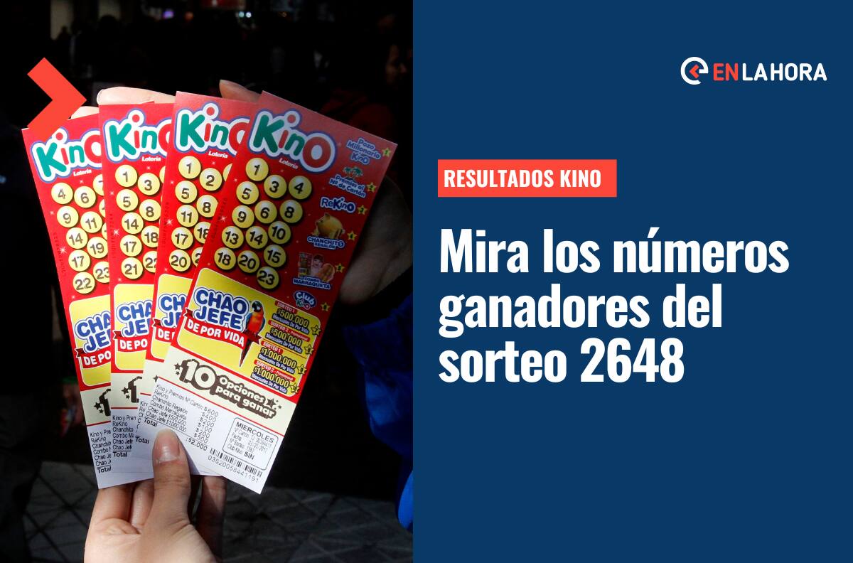 Resultados Kino Chile: | Conoce los números ganadores del sorteo N° 2648 de este viernes 2 de septiembre