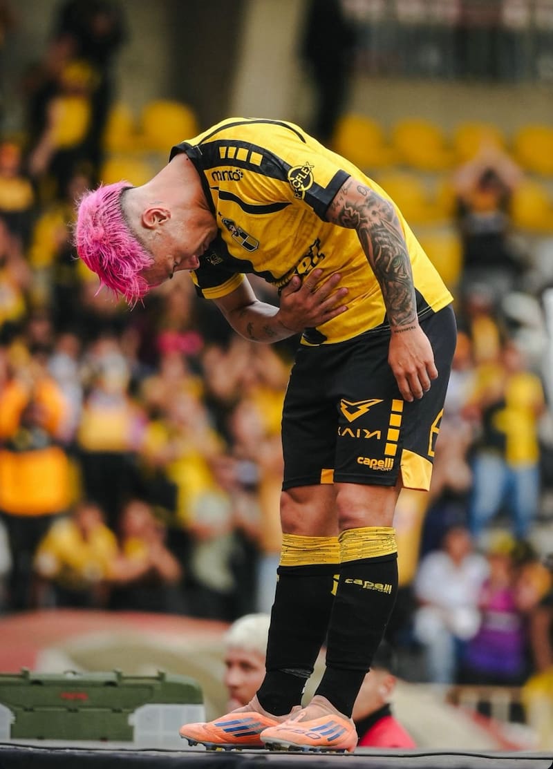 El delantero sembró dudas en torno a su futuro por esta foto con tintes de despedida. Foto: Instagram de Cristián Zavala.