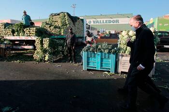 Walker en Lo Valledor: "Estamos bien abastecidos y hay estabilidad de precios"