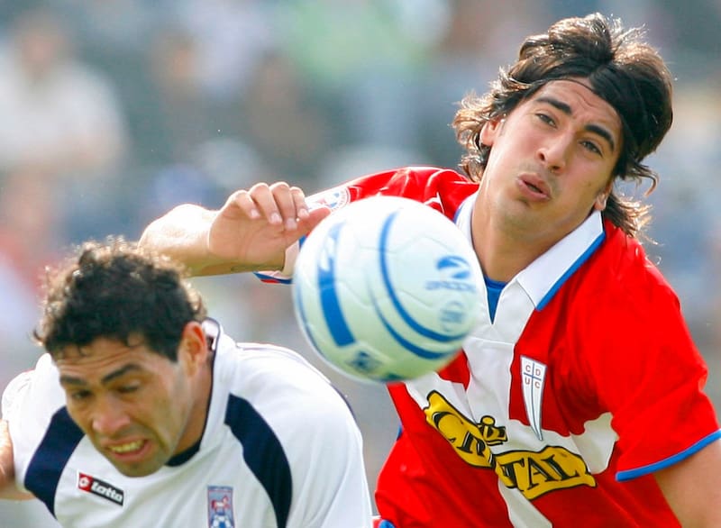 . El argentino en su época en la UC. Foto: Old Photosport.