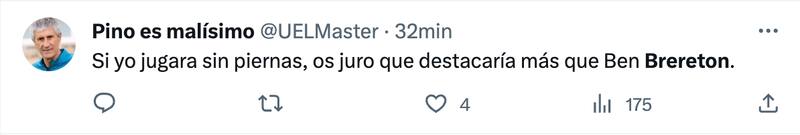 Críticas a Ben Brereton.