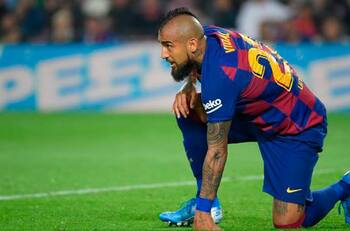 Arturo Vidal finalmente no fue titular ante la Real Sociedad