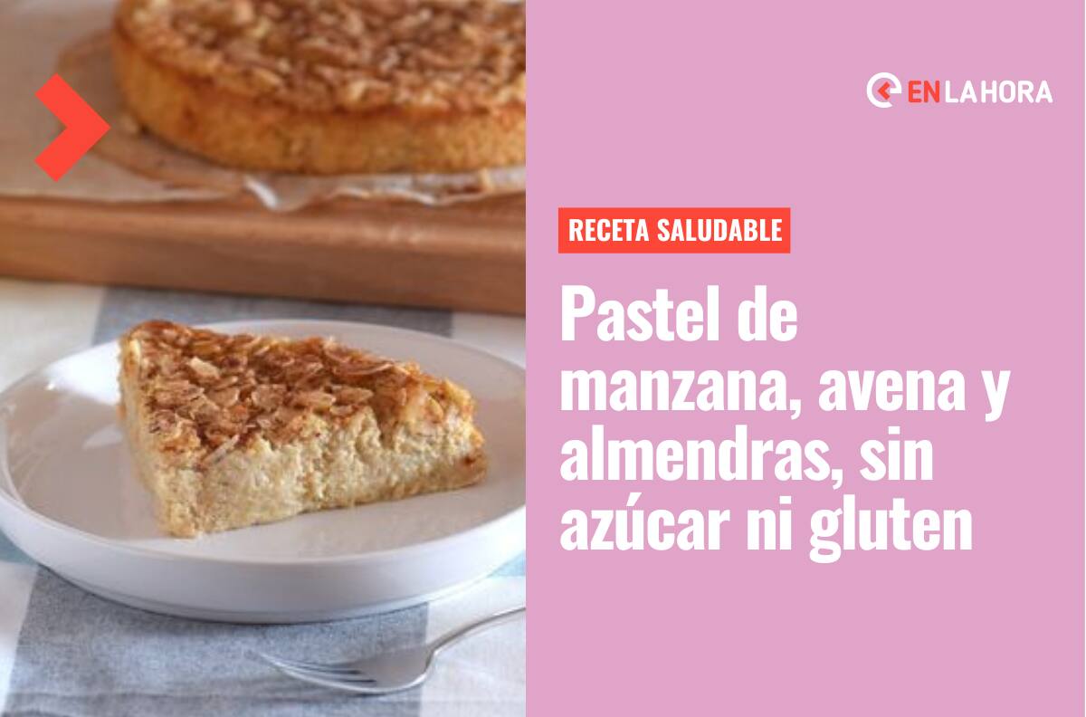 Receta pastel de manzana, avena y almendras: Conoce el paso a paso para preparar este delicioso kuchen