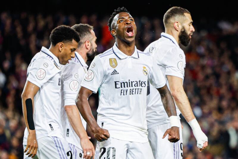 Real Madrid contó con una gran actuación de Vinícius. Crédito: @realmadrid.