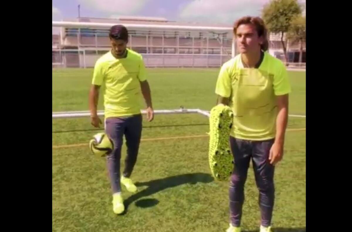 La divertida publicidad que protagonizaron Suárez y Griezmann
