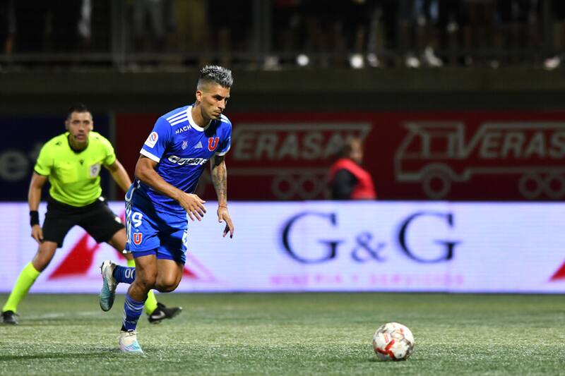 El argentino fue una de las figuras de la victoria por 3-1 de la U sobre Copiapó. Foto: Aton.