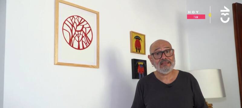 Los cuadros elaborados por su pareja / CHV