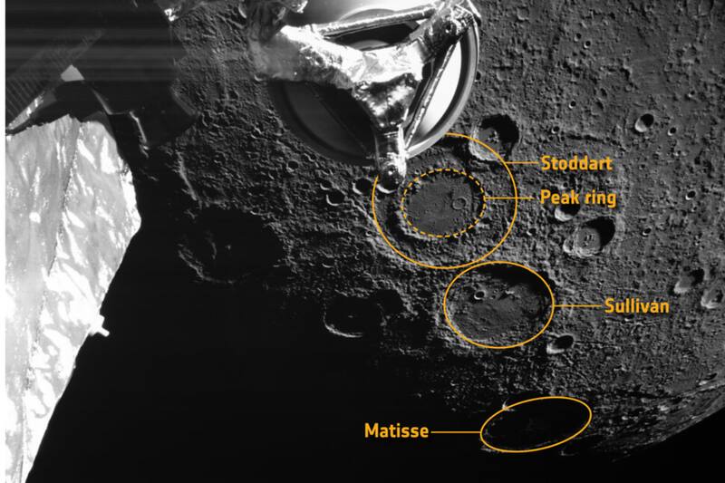 Captan imágenes detalladas del cráter Stoddart.