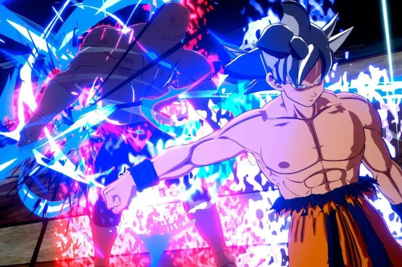 Uno de los personajes secretos de Dragon Ball: Sparking! Zero es Goku con el Ultrainstinto.