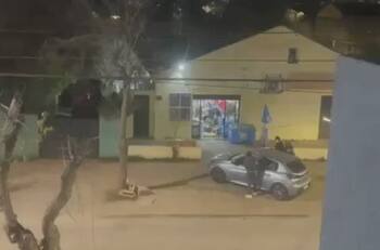 VIDEO | Con disparos de escopeta: Pareja sufrió violento intento de robo de vehículo en Macul