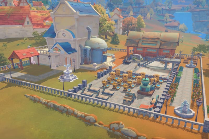 Si bien este juego permite tener animales y cultivar, sus fuertes son la construcción y automatización.