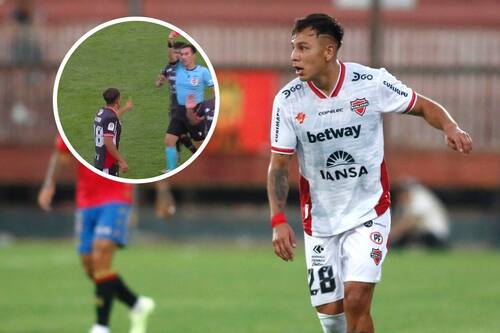 Manuel Rivera se refirió a las tarjetas que le mostró el árbitro, Matías Quila (FOTO: ATON y TNT Sports)