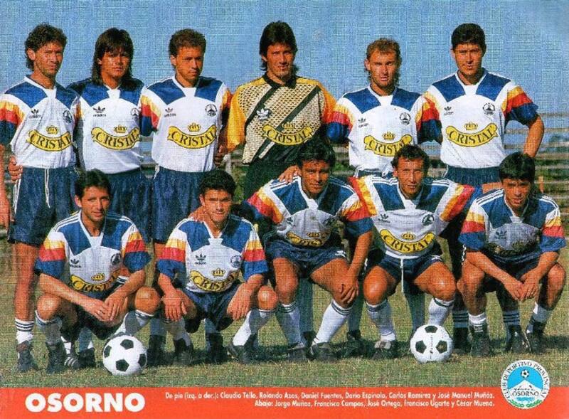 Uno de los recordados equipos de Provincial Osorno en los años de gloria del club.
