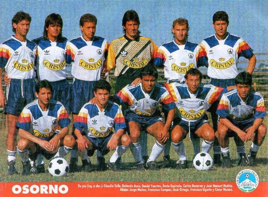 Uno de los recordados equipos de Provincial Osorno en los años de gloria del club.