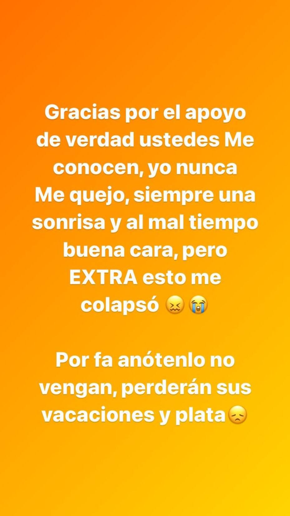 Coté López y sus críticas al hotel mexicano.