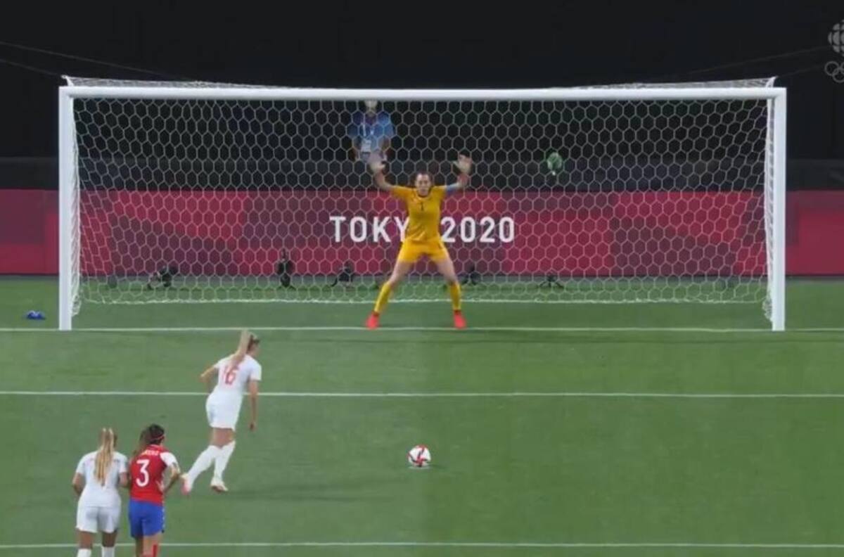 VIDEO: Así fue el penal que se perdió Canadá ante La Roja Femenina en los Juegos Olímpicos de Tokio 2020