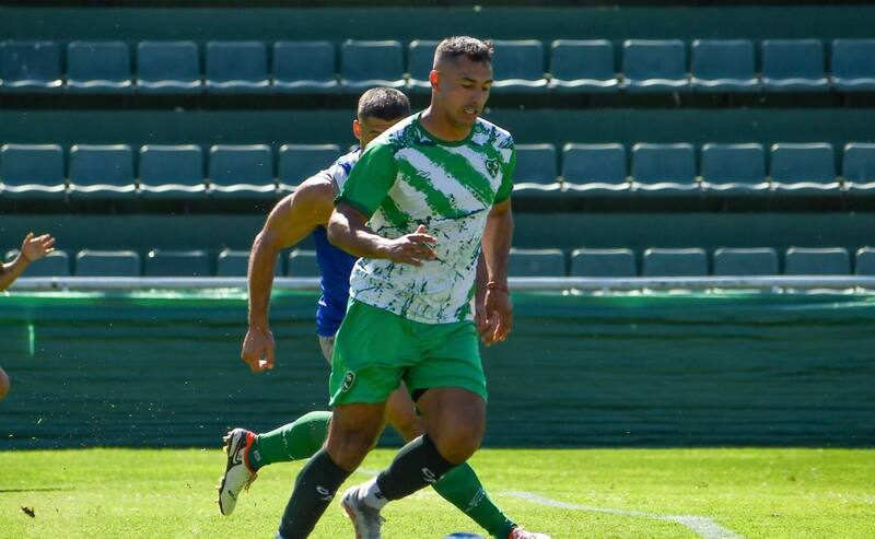 en los entrenamientos con Sarmiento de Junín.