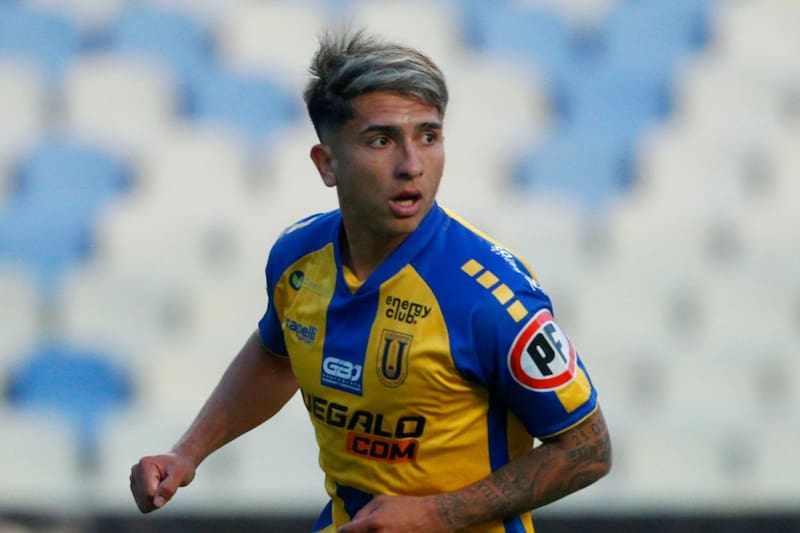 El delantero de 21 años anotó un doblete en el triunfo de Universidad de Concepción sobre Unión San Felipe. Foto: Agencia ATON.