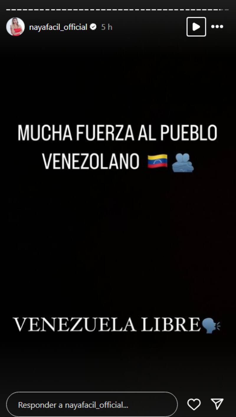 Naya Fácil se pronunció frente a las elecciones en Venezuela.