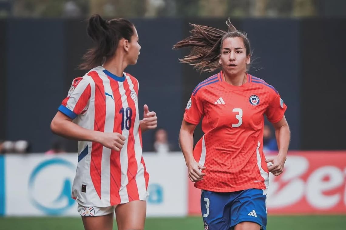 Defensora de la Selección Chilena. Foto: Instagram Fernanda Ramírez.