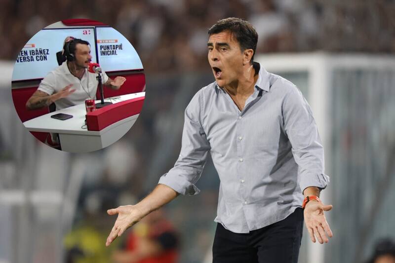 Mauricio Pinilla y Gustavo Quinteros. Foto: Aton