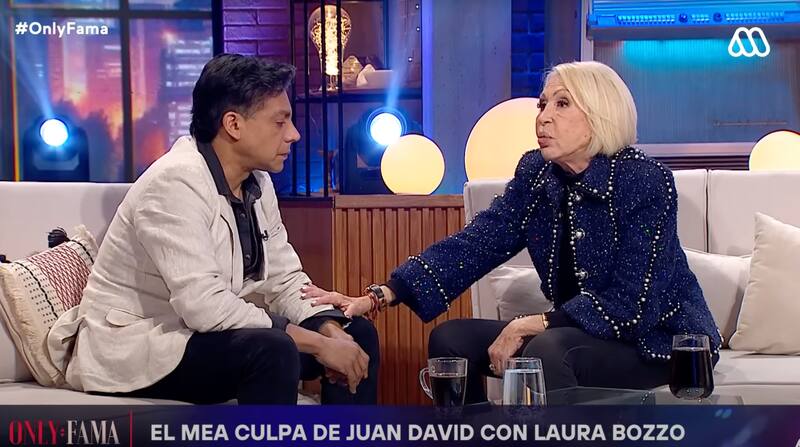 El cantante se quebró en llanto.