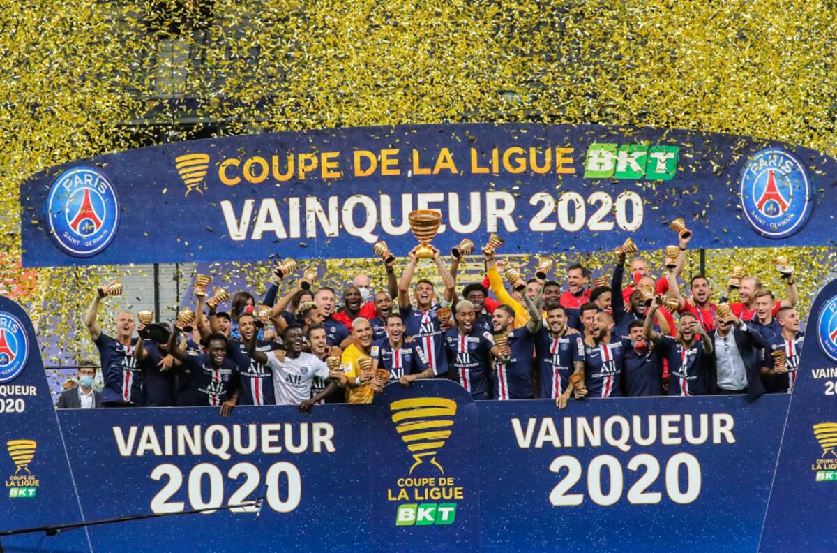 Triplete del PSG: Neymar y compañía se alzaron en la Copa de la Liga de Francia