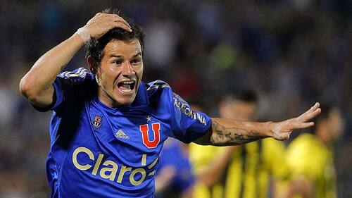 Rodrigo Mora tras convertirle a Guaraní en Copa Libertadores.