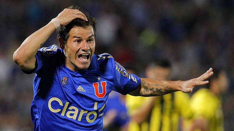 Rodrigo Mora tras convertirle a Guaraní en Copa Libertadores.