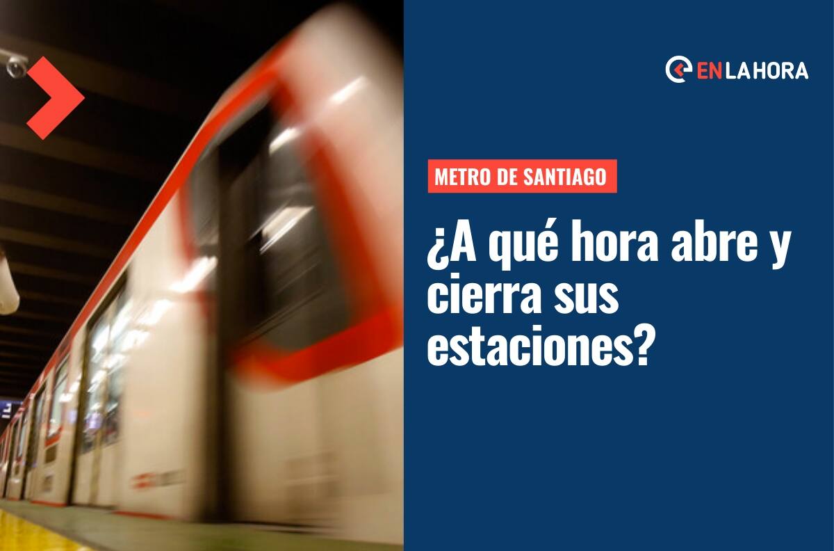 Metro de Santiago | ¿A qué hora abre y cierra este domingo 24 de abril en la Región Metropolitana?
