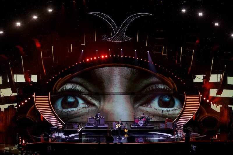 Vina del Mar, 29 de febrero de 2024.
Los Bunkers se presenta durante la quinta noche del Festival de Vina 2024
Raul Zamora/Aton Chile