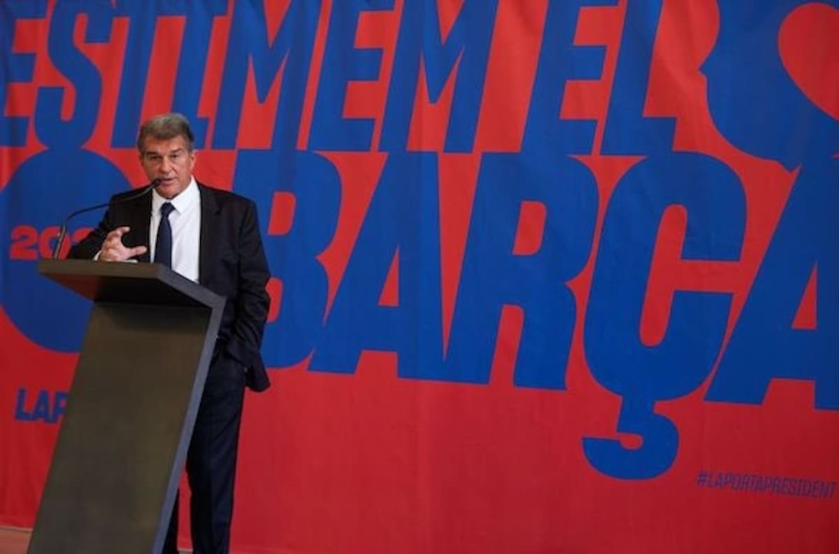 Joan Laporta "encara" al Real Madrid previo a elección de Barcelona