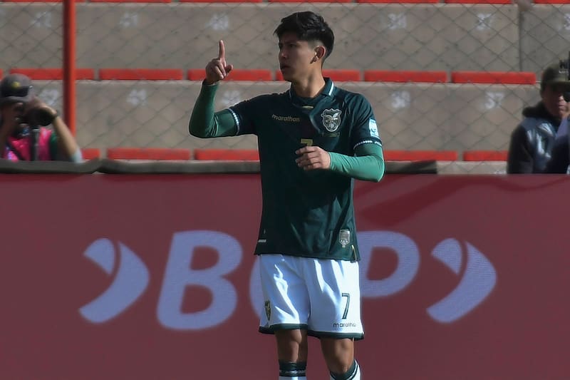 Una de las figuras de la Selección de Bolivia. Agencia Aton