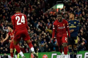 Carnaval de golazos: Así fue el empate entre Liverpool y Arsenal por EFL Cup