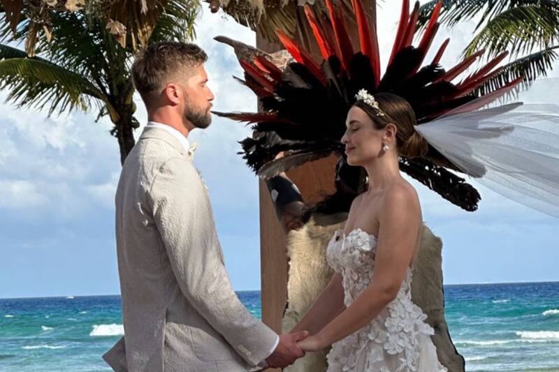 La pareja tuvo una lujosa celebración marcada por un variado menú/ Instagram